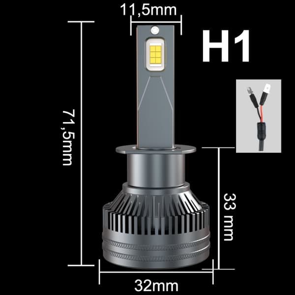 MINI-LAMPOR H1 LED XSTORM 110W 23000LM CANBUS-STRÖM