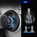 Miniatyrbillede 3 af 11: MINI PÆRER H7 LED XSTORM 110W 23000LM CANBUS-STRØM