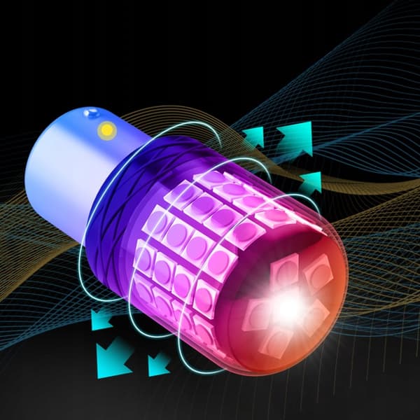 LED-pære P21W XSTORM ORANGE BLINKLYS
