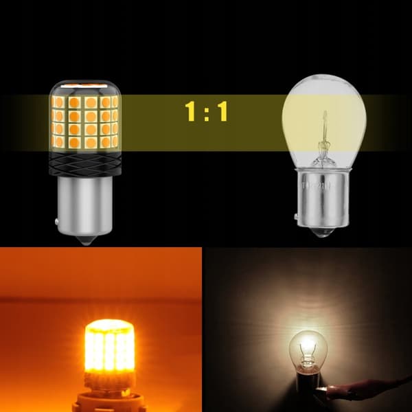 LED-pære PY21W XSTORM ORANGE DÅSERETNING