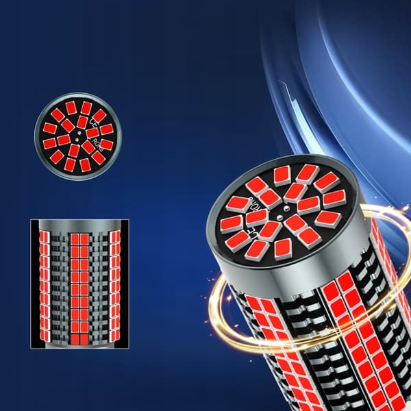 LED-pære W21W T20 XSTORM RØD STOP CANBUS