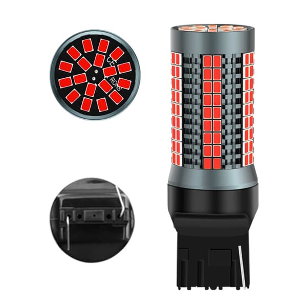 LED-pære W21W T20 XSTORM RØD STOP CANBUS