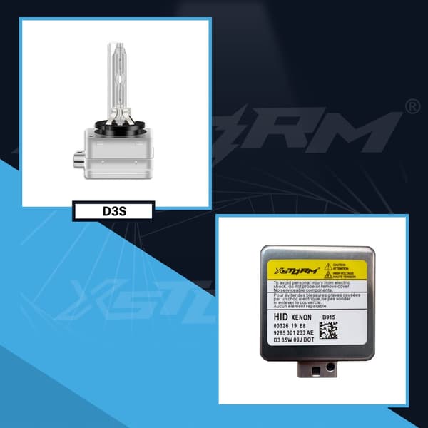XENON-LAMPE D3S HID-BRÆNDER XSTORM 6000K HVID