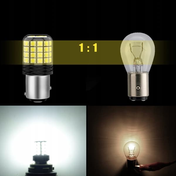 P21/5W LED-pære med dobbelt glødetråd, BAY15D, CAN XSTORM