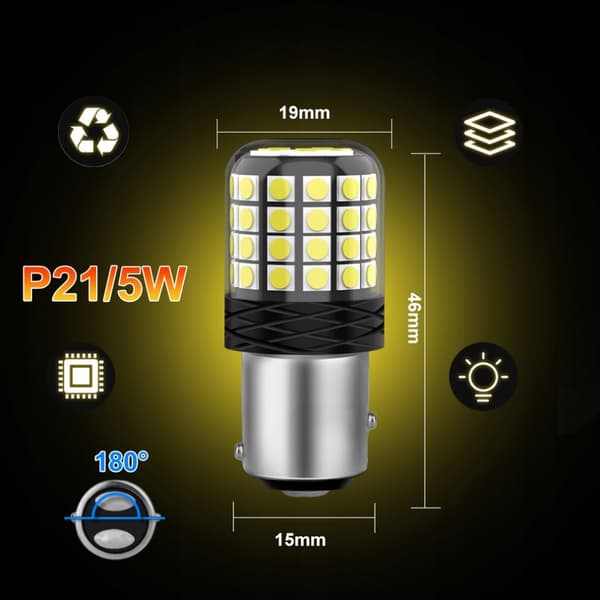 P21/5W LED-pære med dobbelt glødetråd, BAY15D, CAN XSTORM