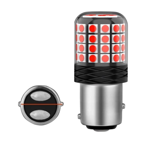 P21/5W LED-lampa röd dubbeltråd XSTORM-burk