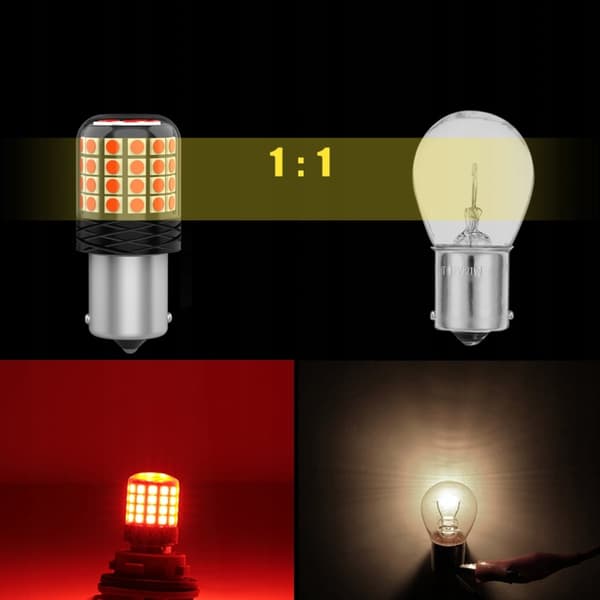 P21W LED Röd Stoplampa Can BA15S XSTORM