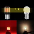 Miniatyrbild 3 av 7: P21W LED Röd Stoplampa Can BA15S XSTORM