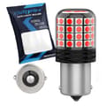 Miniatyrbild 7 av 7: P21W LED Röd Stoplampa Can BA15S XSTORM