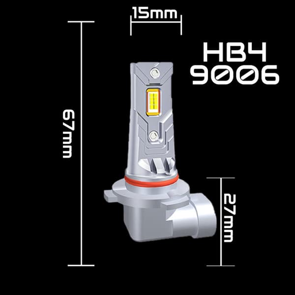 LED-POLTTIMOT HB4 JÄLKIASENNUS 1:1 5500K SUPER VALKOINEN