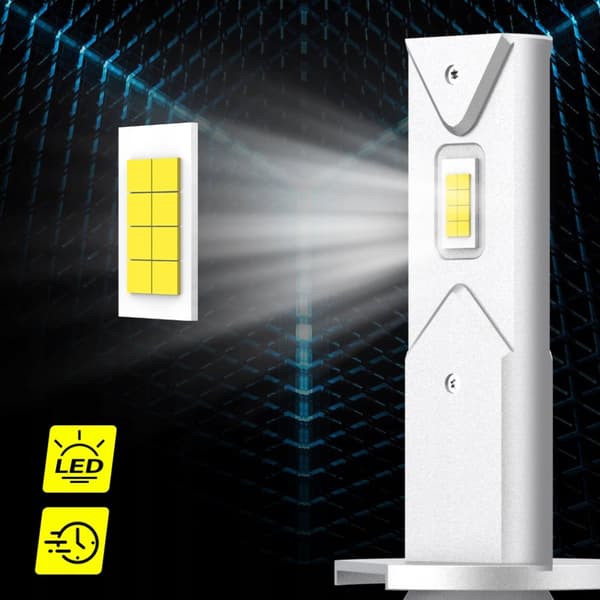 H3 XSTORM LED-LAMPOR 1 TILL 1 MER LJUS SLIM PASSFORM