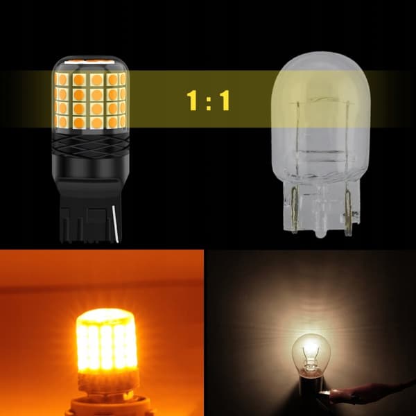 W21W WY21W T20 LED XSTORM PÆRE ORANGE BLINKLYS USA