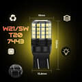 Miniatyrbillede 2 af 7: W21/5W T20 LED-pære XSTORM kørelys baklygte CANBUS dagslys 6000K