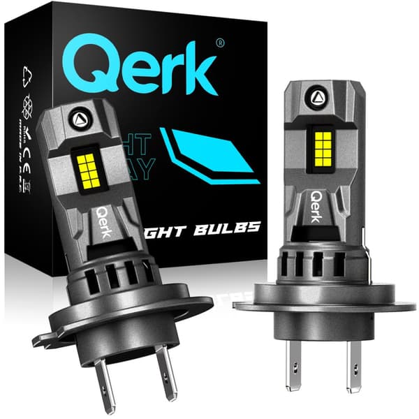LED-PÆRER H7 QERK 1 TIL 1 MERE LYS KAN EFTERMONTERES PERFEKT PASFORM