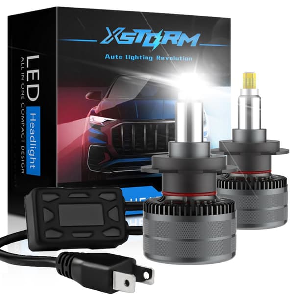 LED-PÆRER H7 XSTORM 150W 360° 24000LM EFFEKT TIL LANGT EFTERMONTERINGSLINSE