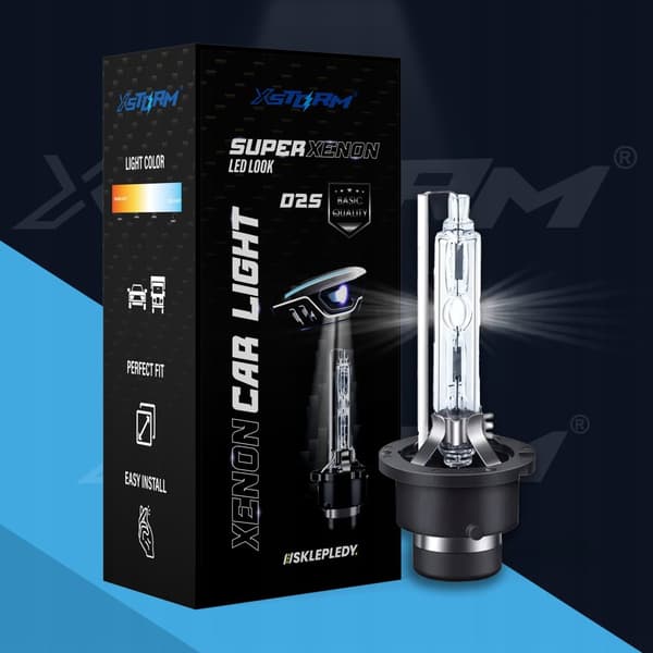 XENONPÆRE D2S HID-BRÆNDER XSTORM 6000K XENON HVID KOLD HVID