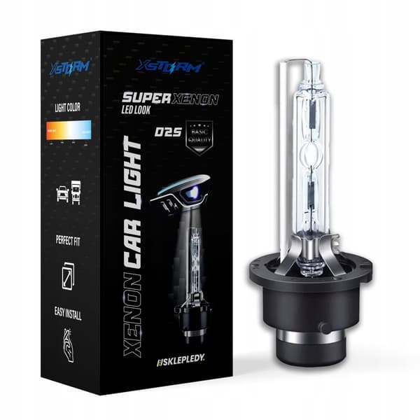 XENONPÆRE D2S HID-BRÆNDER XSTORM 6000K XENON HVID KOLD HVID