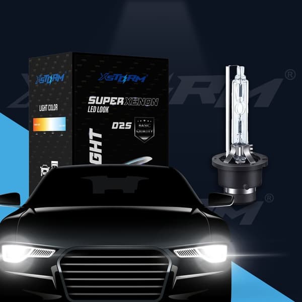 XENONPÆRE D2S HID-BRÆNDER XSTORM 6000K XENON HVID KOLD HVID