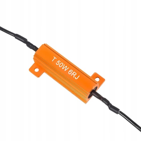 LED-MODSTANDE 50W 6Ohm CANBUS-DEKODERFILTERMODSTAND BRÆNDT PÆREFEJL
