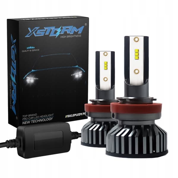 MINI LED-PÆRER H11 H8 H9 XSTROM CPS1860 20000LM DÅSE 100W KRAFTFULD