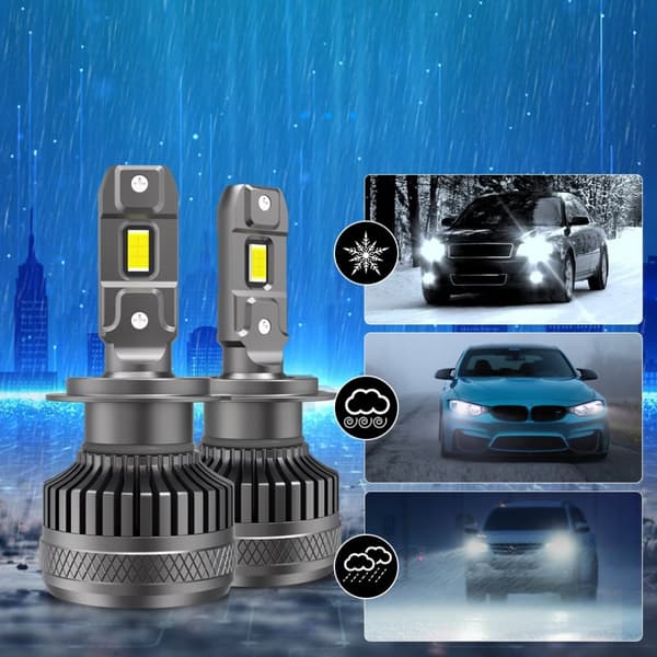 TEHOKKAAT AUTON LED-POLTTUMAT H7 XSTORM R45 130W 30000LM CANBUS-JÄLKIASENNUS