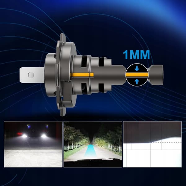 H7 LED-LAMPOR 1 TILL 1 XSTORM A18 PERFEKT PASSFORM MER LJUS CANBUS