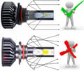 Miniatyrbillede 11 af 11: MINI LED-PÆRER H1 XSTORM CPS1860 20000LM KAN AFSKÆRE PERFEKT