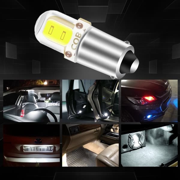 LED-LAMPA T4W BA9S XSTORM 360° COB 6000K VIT INOMHUSLJUS LÄSLJUS