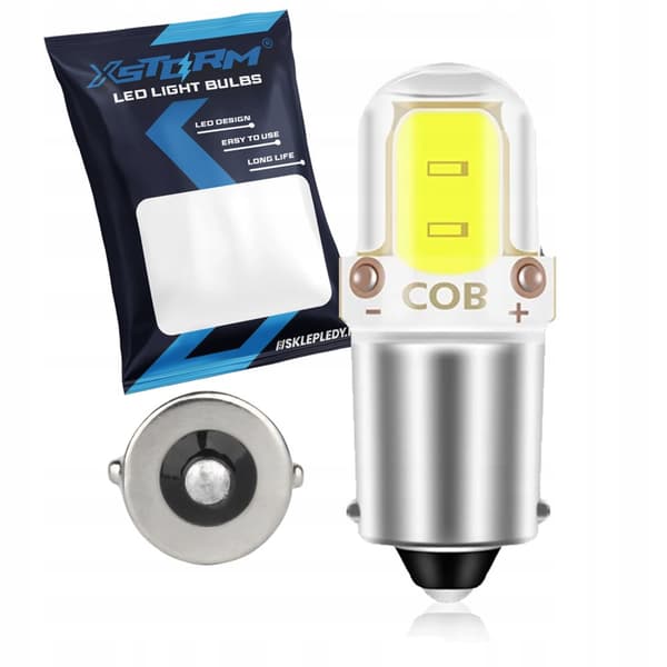 LED-LAMPA T4W BA9S XSTORM 360° COB 6000K VIT INOMHUSLJUS LÄSLJUS