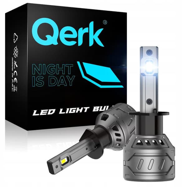 QERK E4 H1 EFTERMONTERING LED-PÆRER 120W 6000K CANBUS-AFSKÆRING