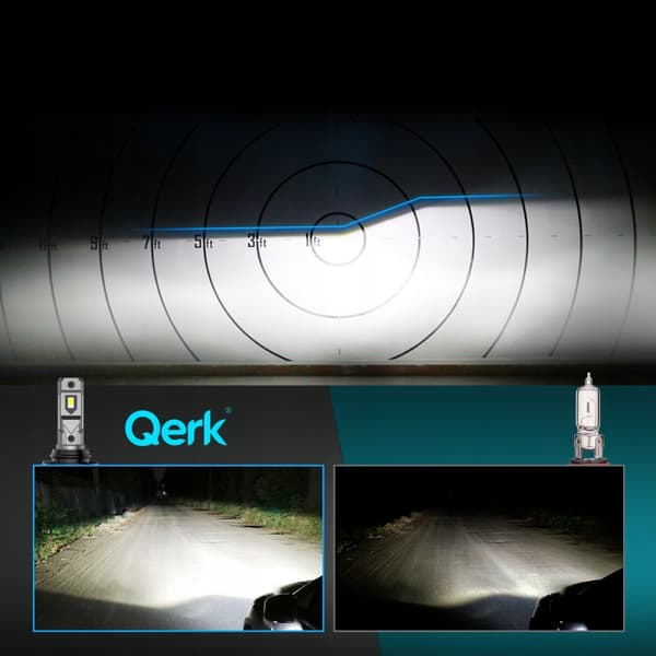 LED-LAMPOR H4 QERK E4 EFTERMONTERING 120W 6000K CANBUS-AVBRYTNING