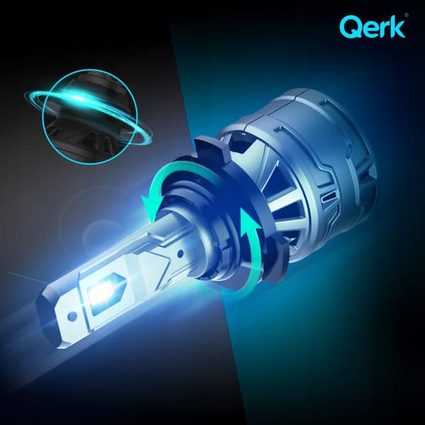 LED-LAMPOR H4 QERK E4 EFTERMONTERING 120W 6000K CANBUS-AVBRYTNING