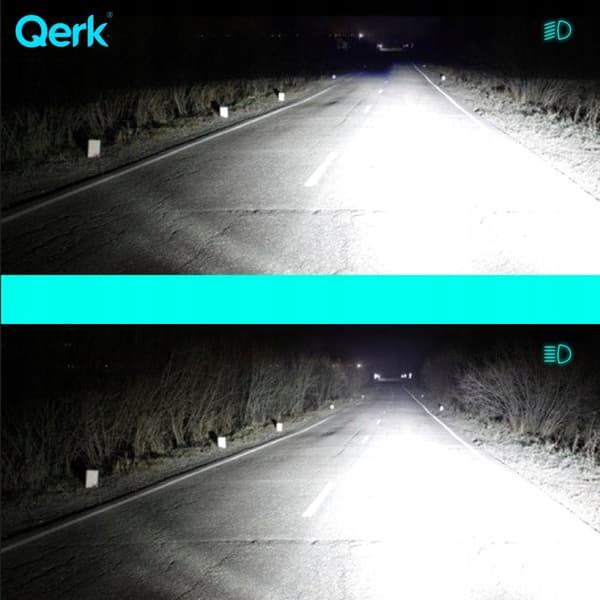 LED-LAMPOR H4 QERK E4 EFTERMONTERING 120W 6000K CANBUS-AVBRYTNING