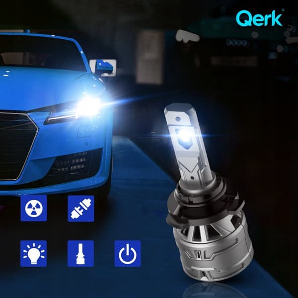 LED-LAMPOR HB3 QERK E4 EFTERMONTERING 120W 6000K STARK CANBUS-AVSÄNDNING 9005