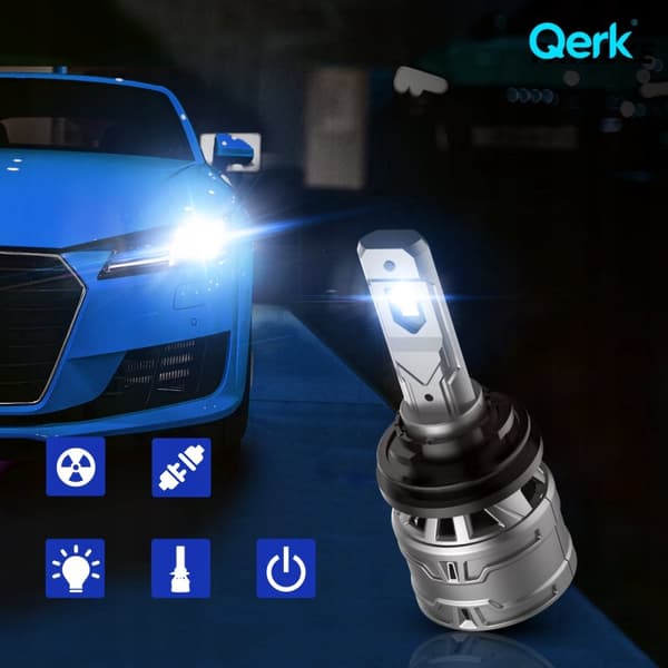 LED-LAMPOR H11 QERK E4 EFTERMONTERING 120W 6000K CANBUS-AVBRYTNING