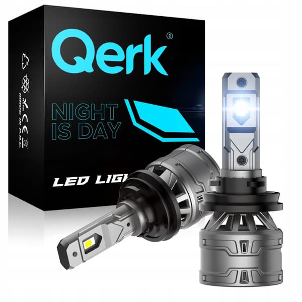 LED-LAMPOR H11 QERK E4 EFTERMONTERING 120W 6000K CANBUS-AVBRYTNING
