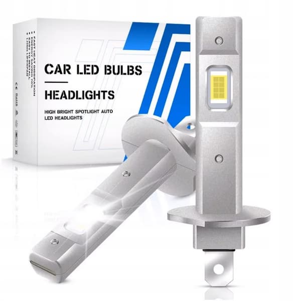 H1 LED-LAMPOR 1 TILL 1 PERFEKT PASSFORM KALLVITA XENONVITA 6000k