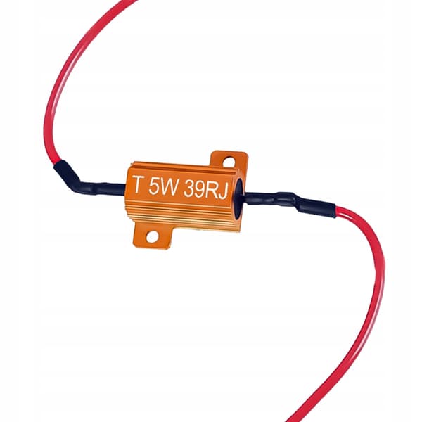 2x LED-vastus 5W 39Ohm CANBUS-dekooderisuodatinvastus palaneen polttimon virhe