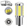 Miniatyrbillede 1 af 9: P21W LED XSTORM PÆRE 12V 24V BAKLYS KOLDHVID 6000k TIR