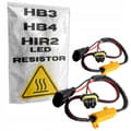 Miniatyrbillede 1 af 5: 2x LED-modstand HB3 HB4 HIR2 50W 6Ohm stik, dåse-fatning, dekoder, LED-filter