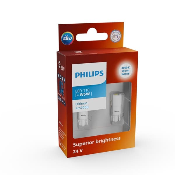 Philips Ultinon Pro7000 24961WU70X2 Signalpære til lastbil