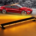 Pikkukuva 2 / 7: 38 tuuman (96.5 cm) LED-varoitusvalo – kaksipuolinen keltainen suuntavilkku, 27 tilaa, IP65, 12V (auto, kuorma-auto, lumiaura, hinausauto)