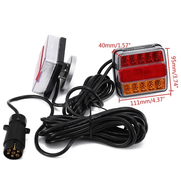 LED Bakljus, 12V Spänning, Hållbar Konstruktion,Röd