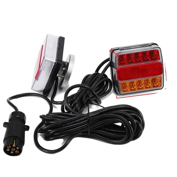 LED Bakljus, 12V Spänning, Hållbar Konstruktion,Röd