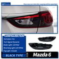 Miniatyrbild 2 av 2: Bakljus för Mazda 6, Dynamisk Signallampa, Hög Lumen Prestanda,Svart Ett Set