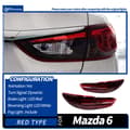 Pikkukuva 2 / 2: Mazda 6:n takavalot, dynaaminen signaalivalo, korkea lumen-suorituskyky,Punainen Yksi Setti