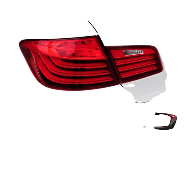 LED-takavalot BMW F10:lle, dynaaminen vilkku, LED-valkoinen peruutusvalo,A
