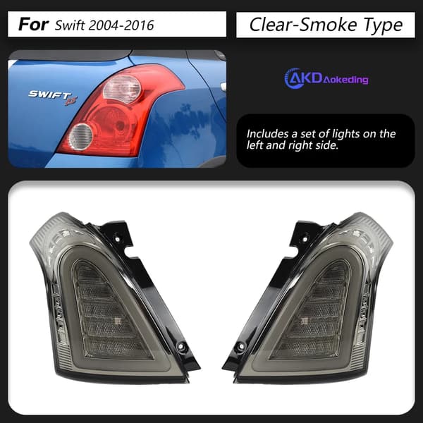 Takavalosarja Suzuki Swiftille, LED-teknologia, helppo asennus,Valkoinen