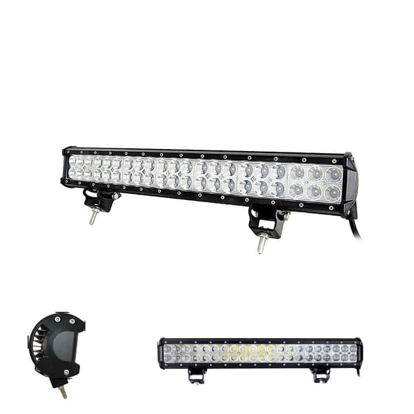 LED Lyskærm, Dobbelt Række Design, 6000K Farvetemperatur,20in 126w ingen ledning