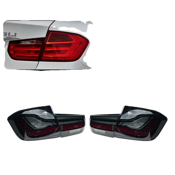 LED Bakljusmontering för BMW F30/F35, Dynamisk Signallampa, Helt LED-design,Rök